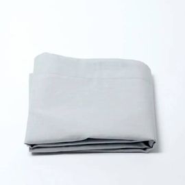 Taie De Traversin - 100% Coton - 45 X 185 Cm - Gris - Tissage Serré - Confortable