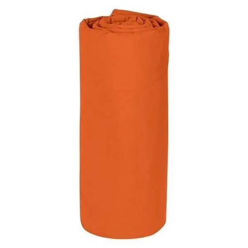 Drap Plat - Cuivre - 180x290 Cm - 100% Coton - Lavable - Chambre