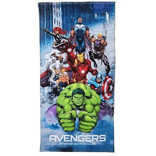 Serviette - The Avengers - 140 X 70 Cm - 100% Coton - Colorée - Lavable