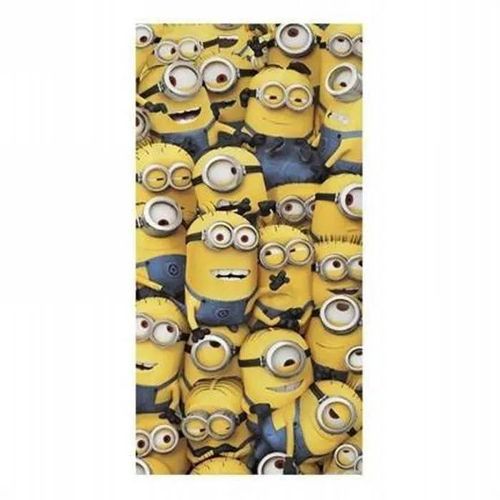 Drap De Plage - Universal Pictures - Minions - 100% Coton - Jaune - 75x150 Cm
