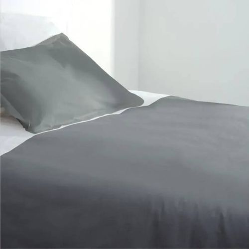 Housse De Couette - Decoratie - 220x240 - Gris - 100% Coton - 57 Fils