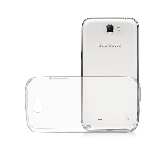 Coque Samsung Galaxy Note 2 Transparent Clear Gel Silicone Souple (Tpu)