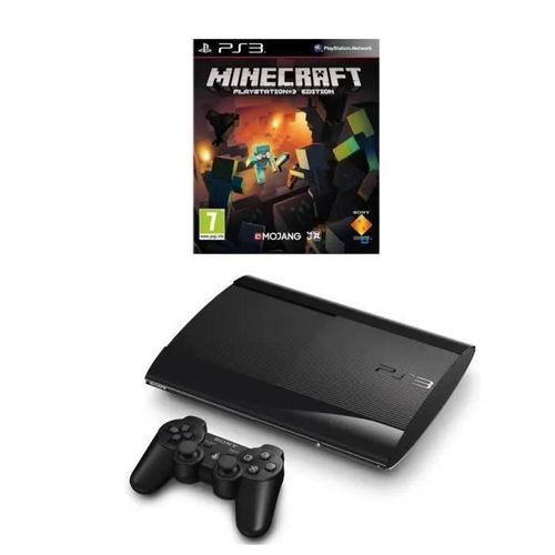Pack Console PS3 Noire 500 Go + Minecraft Jeu PS3