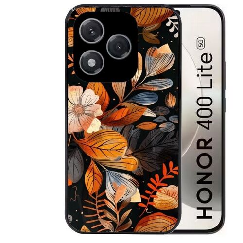 Coque Noire Pour Honor 400 Lite Motif Fleur Automne