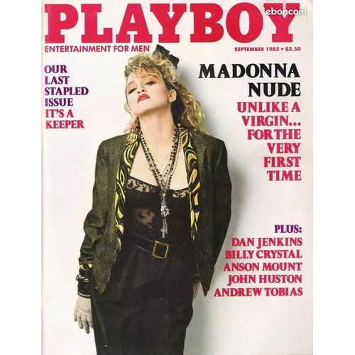 Playboy Entertainment For Men 09.1985 Madonna Edition Usa