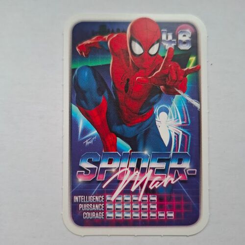 Carte Leclerc Marvel Réveille Ton Pouvoir N 46 Spider Man