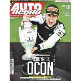 Auto Hebdo N°2323 04/08/2021 Incroyable Ocon!/ Grand Prix De Hongrie/ Sébastien Ogier/ Patrick Magaud/ Tech 3