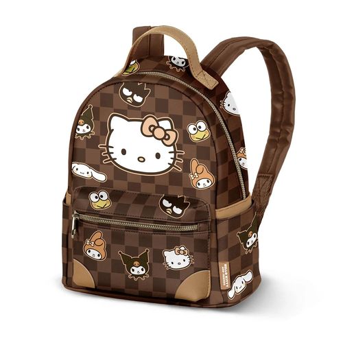 Sac à dos Heady Petit - Hello Kitty Squares - Brun - Taille Unique