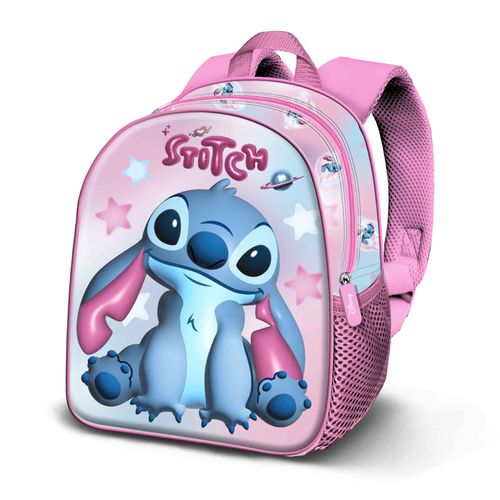 Sac à Dos 3D Elite - Disney Lilo et Stitch Cosmic - Rose - Taille Unique