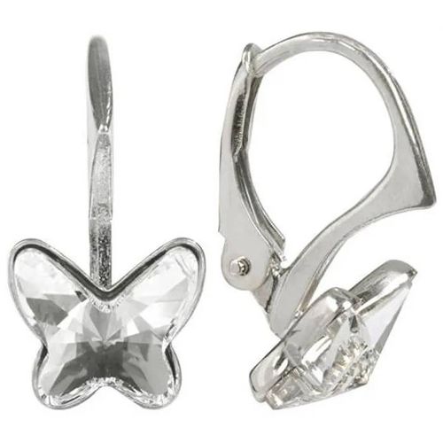 Boucles D'oreilles En Cristal Papillon Pour Filles