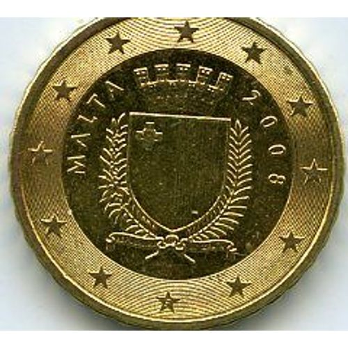 Malte 10 Centimes D'euro 2008