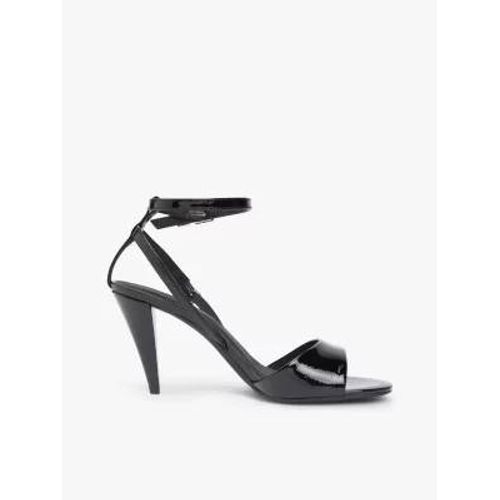 Sandales En Cuir Talon Et Bride Cheville