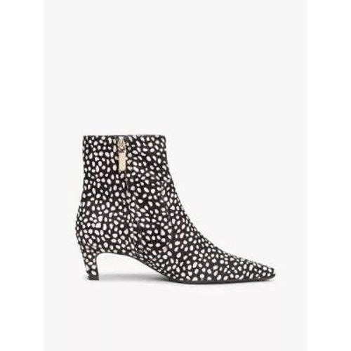Bottines Motif Léopard Des Neiges