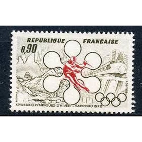 Jeux Olympiques D'Hiver De Sapporo Année 1972 N° 1705 Yvert Et Tellier Luxe