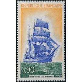 Trois-Mâts Terre-Neuvas "Côte D'Emeraude" Année 1972 N° 1717 Yvert Et Tellier Luxe