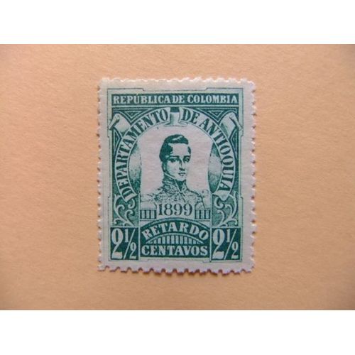 89 Colombia Antioquia 1899 / General Cordoba / Yvert 1 Mh