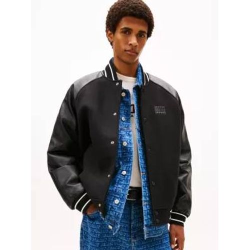 Veste Varsity Avec Laine À Badge Drapeau