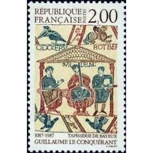 900ème Anniversaire De La Mort De Guillaume Le Conquérant : Tapisserie De Bayeux Année 1987 N° 2492 Yvert Et Tellier Luxe