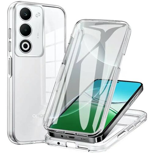 Coque Pour Oppo A5 4g / 5g - Housse Etui Silicone Gel 360 Integrale + Verre Trempe - Transparent
