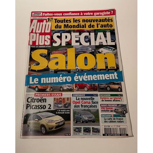 Magazine Auto Plus 19 Septembre 2006