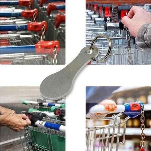 Anneau Pour Porte-Clés En Métal Alliage D'aluminium Couleur Argent Panier Jeton Porte-Clés Accessoires Décor Porte-Clés Crochet - H H H - Type 2 Pcs #B-General Brand