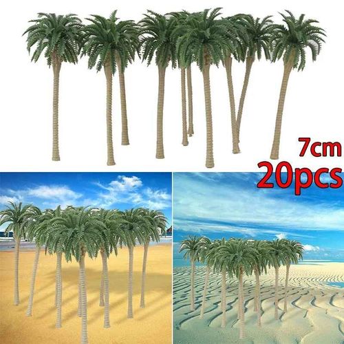 Train Modèle En Plastique,,Arbre Miniature Artificiel,Décoration De Chemin De Fer,Accessoires De Paysage De Construction,Jouets Pour Enfants #E-General Brand