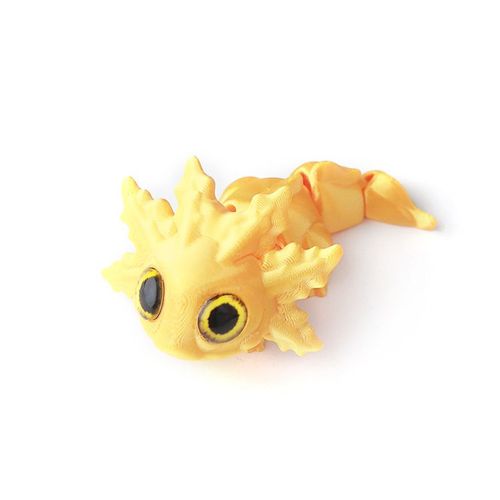 Figurines De Salamandre Imprimées En 3d,Yeux De Simulation Mobiles Multi-Articulaires Pour Accessoires De Maison,Cadeau Pour Enfants,Décoration De Salon #M-General Brand