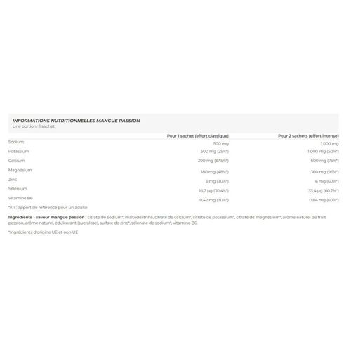Apurna Électrolytes - Mangue Passion Diététique $Scat.Cat_Nom