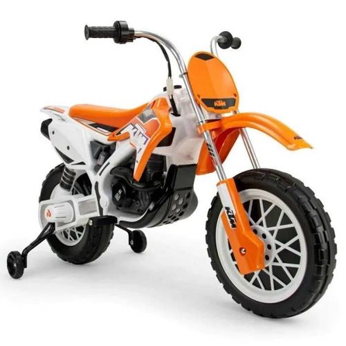 Scooter Électrique Pour Enfants Injusa Cross Ktm Sx Orange 12v - Batterie Rechargeable - Utilisation Extérieur