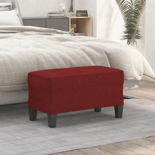 Vidaxl Banc Rouge Bordeaux 70x35x41 Cm Tissu