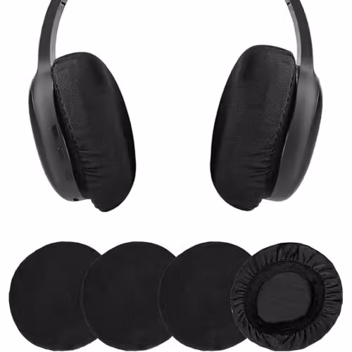 Housses extensibles en Lycra pour casque audio - Protections d'écouteurs lavables, lot de 4 Petit