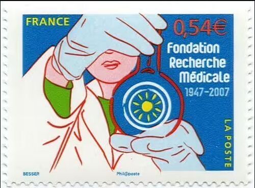 France 2007, Très Beau Timbre Neuf** Luxe, Yvert 4106, 60 Ans De La Fondation Pour La Recherche Médicale. -