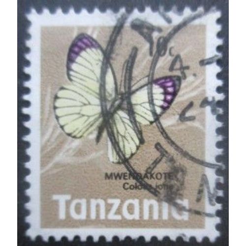 Tanzanie N°34 Papillon Oblitéré