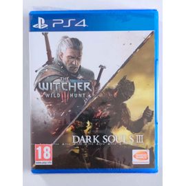 Jeu de collection rare ¿ The Witcher 3 + Dark Souls III ¿ Édition double PS4