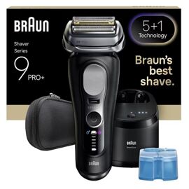 Braun Series 9 Pro+ 9660cc Rasoir À Grille Tondeuse Noir, Argent