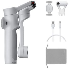 Insta360 Flow 2 AI Tracker Bundle Stabilisateur de caméra de smartphone Gris clair