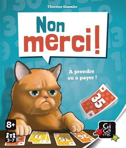 Non Merci! - Jeu De Cartes - Edition 2024 - Gigamic