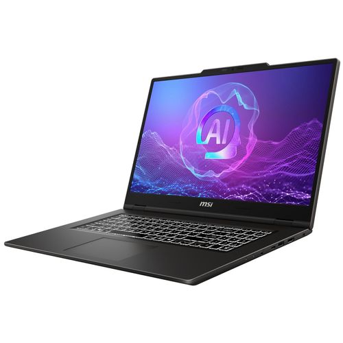 MSI VenturePro 17 A2RWFG-042FR Intel Core 7 240H Netbook 17" Full HD 16 Go DDR5-SDRAM 1 To SSD NVIDIA GeForce RTX 5060 Wi-Fi 6E (802.11ax) Windows 11 Home Français Gris
