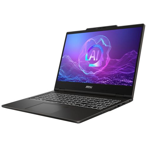 MSI VenturePro 15 A2RWFG-012FR Intel Core 7 240H Ordinateur portable 39,6 cm (15.6") Full HD 16 Go DDR5-SDRAM 1 To SSD NVIDIA GeForce RTX 5060 Wi-Fi 6E (802.11ax) Windows 11 Home Gris