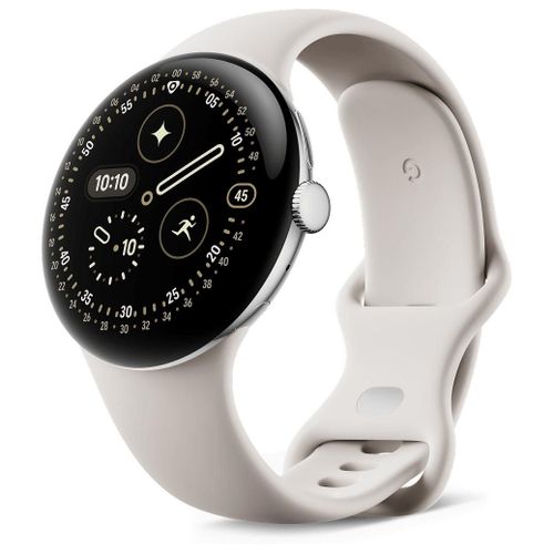Montre connectée Google Pixel Watch 4 - 45 mm GPS Porcelaine - Wifi