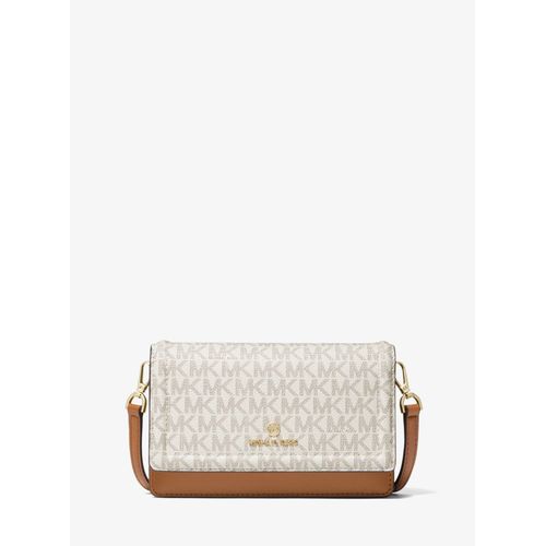 Michael Kors Jet Set Cuir Beige, Marron Femme Pochette
