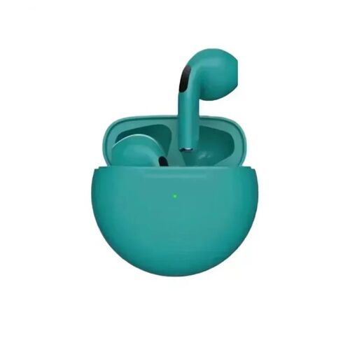 Air Pro 6 sans fil Bluetooth écouteurs tactile avec Microphone HiFi effet sonore Sports de plein Air musique écouteurs green