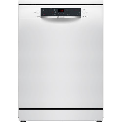 Lave-vaisselle Bosch SMS25AW09F - Série 2 - Pose libre - 12 couverts - 84,5 x 60 x 60 cm - Blanc