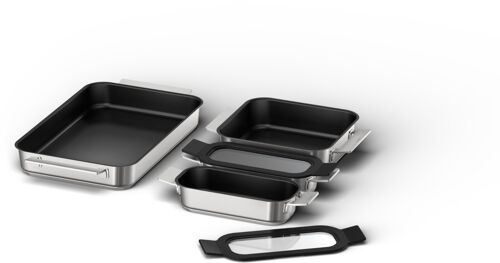 Bosch HEZ9FF040 pièce et accessoire de four Ensemble de cuisson Acier inoxydable