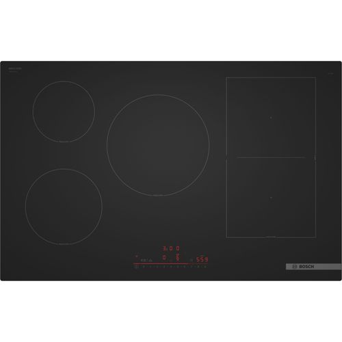 Table à induction Bosch PVW81CHB1E - Série 6 - 80,2 x 5,1 x 52,2 cm - Wi-Fi