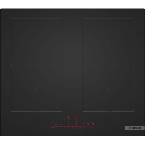 Table à induction Bosch PVQ61CHB1E - Série 6 - 59,2 x 5,1 x 52,2 cm - Wi-Fi