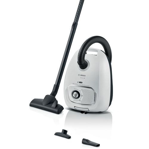 Aspirateur traîneau Bosch BGB41WH1 - Série 4 - 75 dB - Blanc