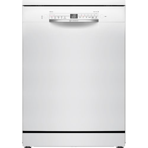 Lave-vaisselle Bosch SMS2HVW03F - Série 2 - Pose libre - 14 couverts - 84,5 x 60 x 60 cm - Wi-Fi - Blanc