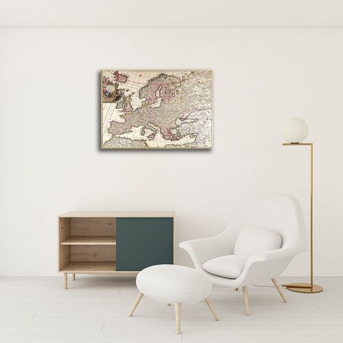 Tableau cartographie ancienne carte No.53 80x100cm