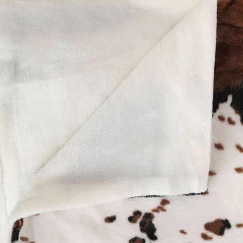 Plaid Fausse Fourrure Vache 130x160cm